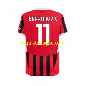 Divisa di Calcio AC Milan ibrahimovic 11 Prima 2024/2025